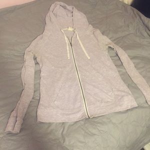 Purple Light Zip-Up Hoodie